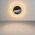 Contemporary Creative Starry Sky Moon Resin Astronaut Round LED Wall Sconce Lamp For Living Room