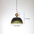 Contemporary Nordic Ribbed Glass Bowl-Shaped 2-Light Pendant Light For Living Room