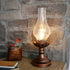 Traditional Vintage Candelabra Iron Glass 1-Light Table Lamp For Bedroom