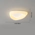 Modern Minimalist PE Cookie Cloud Shape Iron LED Flush Mount Ceiling Light For Bedroom