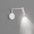 Modern Minimalist Cylindrical Rotatable Iron Aluminum LED Wall Sconce Lamp For Bedroom