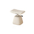 Contemporary Simplicity Rectangular Leather Upholstered Height Adjustable Vanity Stool For Bedroom