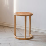 Modern Simplicity Round Triangle Square Wood End Table For Living Room