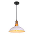 Contemporary Industrial Round Pot Lid Iron 1-Light Pendant Light For Living Room