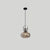 Modern Simplicity Iron Glass Pumpkin Shade 1/3-Light Island Light Chandelier For Dining Room