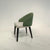 Modern Luxury Ring Back Leather Cotton Linen Ash Wood Dining Chair Backrest For Dining Room