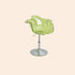 Contemporary Creative Petal Shape Acrylic Liftable Dining Chair Backrest Armrest For Dining Room