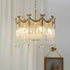 Contemporary Luxury Copper Bow Crystal Beads 6/7/9-Light Chandelier For Living Room