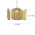 Traditional Japanese Oval Rattan Weaving Shade 1-Light Pendant Light For Living Room