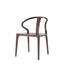 Traditonal Chinese Walnut Square Curved Dining Chair Backrest Armrest For Dininng Room