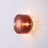 Modern Minimalist Aluminum Round Sun Flower Design LED Wall Sconce Lamp For Living Room