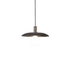 Traditional Japanese Wooden Flying Saucer Shape Hardware 1-Light Pendant Light For Living Room