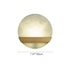 Modern Minimalist Round Copper Marble LED Wall Sconce Lamp For Bedroom