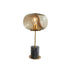 Modern Minimalist Round Ball Cylinder Marble Base Iron Glass 1-Light Table Lamp For Living Room