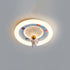 Modern Art Deco Kids Iron Resin Acrylic Round Moon Astronaut LED Flush Mount Ceiling Light For Bedroom