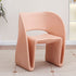 Modern Minimalist U-Shape PE Plastic Chair Backrest For Living Room