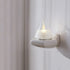 Modern Minimalist Cone Iron Ceramic Glass 1-Light Wall Sconce Lamp For Bedroom