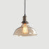 Modern Minimalist Round Glass 1-Light Pendant Light For Dining Room