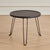 Modern Minimalist Round PP Carbon Steel Metal Coffee Table Foldable For Living Room