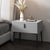 Contemporary Scandinavian Rectangular Slab Wood Leather Carbon Alloy Nightstand 1-Drawer Mobile Phone Wireless Charging For Bedside