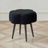 Modern Minimalist Cloud Lambswool Carbon Steel Vanity Stool For Bedroom