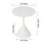 Modern Minimalist Round Cone Base Iron Coffee Table For Living Room