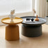 Contemporary Scandinavian Round Plastic PVC Coffee Table For Living Room