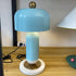 Modern Minimalist Dome Round Cylinder Hardware 2-Light Table Lamp For Bedroom