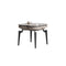 Modern Luxury Clover Round Pandora Slate Stainless Steel Side Table 4-Leg For Living Room