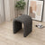 Modern Minimalist U-Shape Lambswool Fabric Foam Steel Chair For Living Room