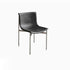 Modern Minimalist Square Cushion Leather Stainless Steel High Resilience Sponge Dining Chair Backrest For Dining Room