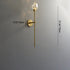 Modern Luxury Copper Crystal Irregular Masonry 1-Light Wall Sconce Lamp For Living Room