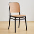 Modern Minimalist Square Rattan Plastic Dining Chair For Dining Room