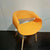 Contemporary Creative Half Round Twisted Plastic Wood Chair Backrest For Living Room