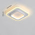 Modern Simplicity Iron Acrylic Square LED Flush Mount Ceiling Light For Living Room