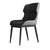 Modern Simplicity Square Cushion Artificial PU Leather Carbon Steel Dining Chair Backrest For Dining Room