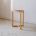 Modern Simplicity Round Triangle Square Wood End Table For Living Room