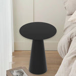 Modern Minimalist Round Cone Base Iron Coffee Table For Living Room