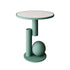 Contemporary Scandinavian Geometric Cylinder Sintered Stone Side Table For Living Room