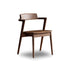 Traditonal Chinese Walnut Square Curved Dining Chair Backrest Armrest For Dininng Room