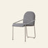 Contemporary Nordic Square Velvet Stainless Steel Chair Backrest Armrest For Living Room