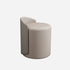Modern Minimalist Cylinder Leather Cashmere Kilim Bird Check Foam Vanity Stool Backrest Swivel For Bedroom