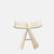 Contemporary Scandinavian PC Butterfly Shape Vanity Stool Backless For Living Room