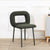 Contemporary Scandinavian Lambswool Donut Design Dining Chair Backrest For Dining Room