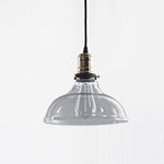 Modern Minimalist Round Glass 1-Light Pendant Light For Dining Room