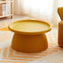 Contemporary Creative Round Cone Lace Base PP Plastic Coffee Table For Living Room