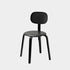 Modern Minimalist Round Cushion Solid Wood Dining Chair Backrest For Dining Room