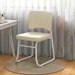 Modern Minimalist Square PU Leather Stackable Desk Chair Backrest For Home Office