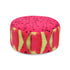 Contemporary Creative Fruit Pattern Round Fabric Pouf Footstool For Living Room