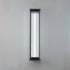 Modern Minimalist Waterproof Rectangular Stainless Steel Acrylic LED Wall Sconce Lamp For Outdoor Patio